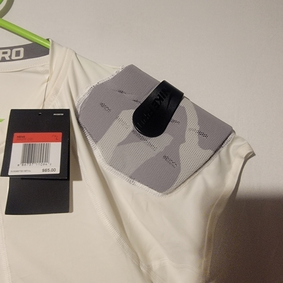 Nike Pro Combat Hyperstrong 4 Pad Football Shirt Sz Large 896235 100 - Picture 3 of 8